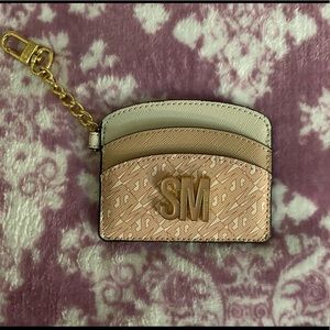 Nude pink Steve Madden card holder